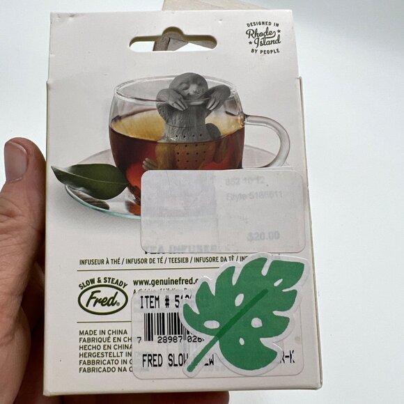 Genuine Fred Slow Brew Sloth Tea Infuser New in box - Picture 5 of 8